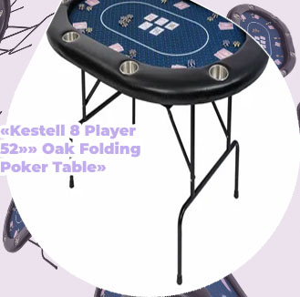 8 person poker table