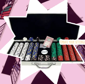 Poker set kmart